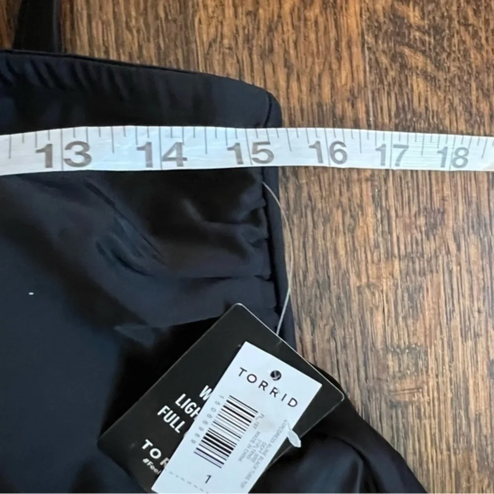 NWT Torrid size 1 black wireless swim dress - Picture 6 of 10